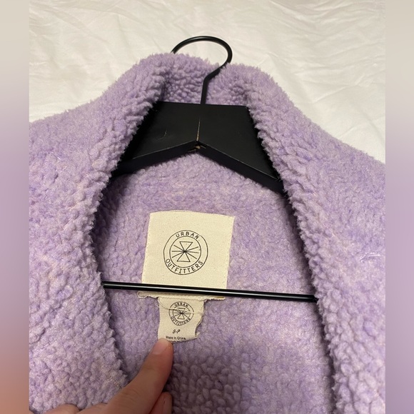 Urban Outfitters light purple faux leather oversized jacket - Picture 3 of 3